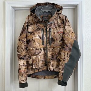 Sitka Delta Wading Jacket Optifade Waterfowl Marsh Men’s Size Medium Like New